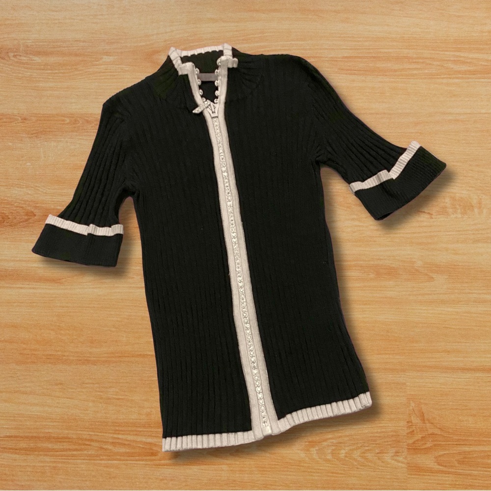 vintage Belldini zip-up sweater